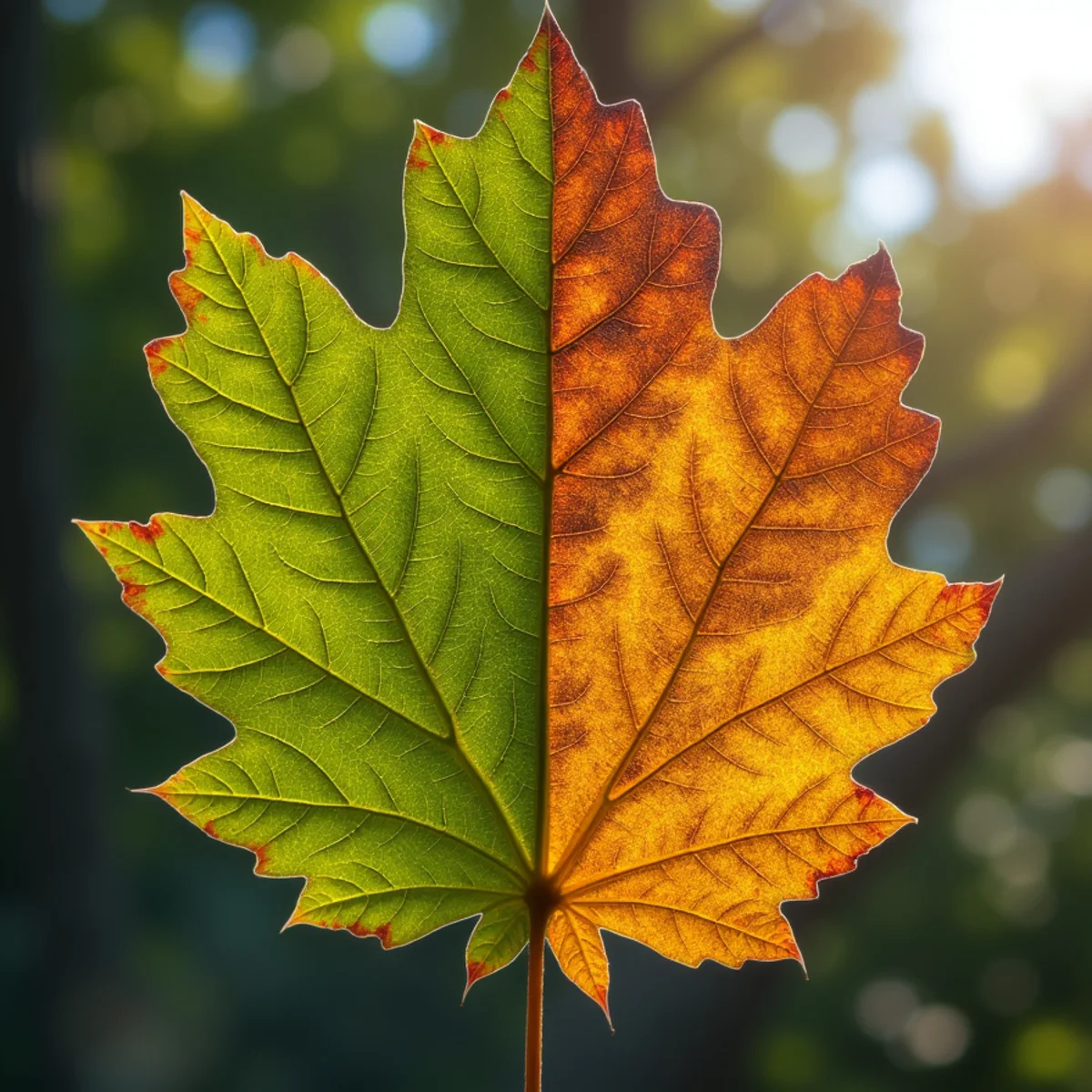 Comparison between fungal oak wilt symptoms and summer environmental leaf scorch