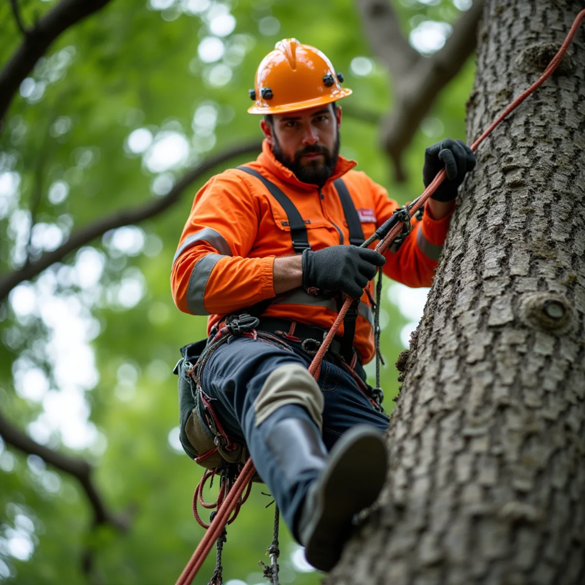 Certified arborist performing lot & land clearing services in Kansas City MO