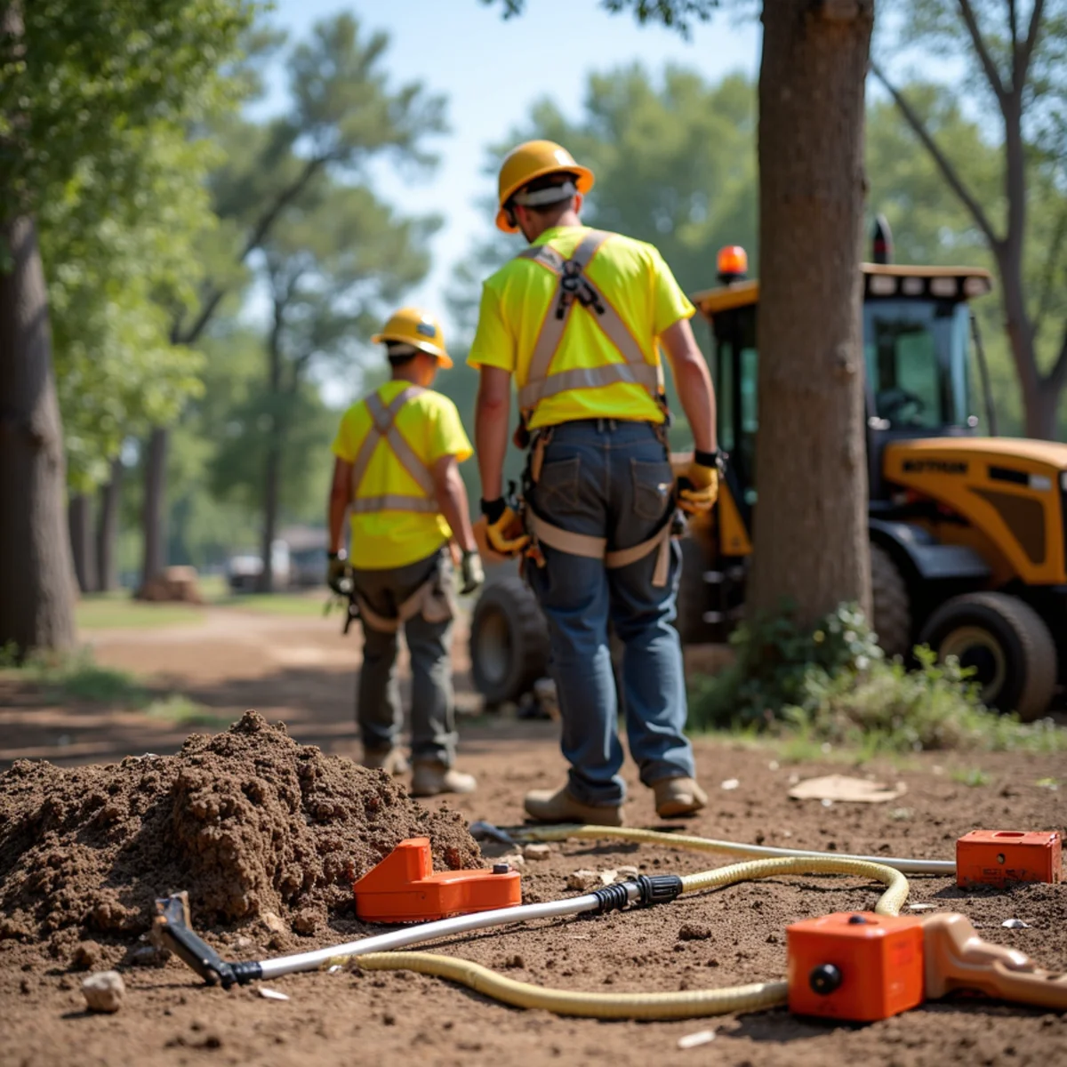 Professional rigging equipment and precision tools for lot & land clearing services in Kansas City