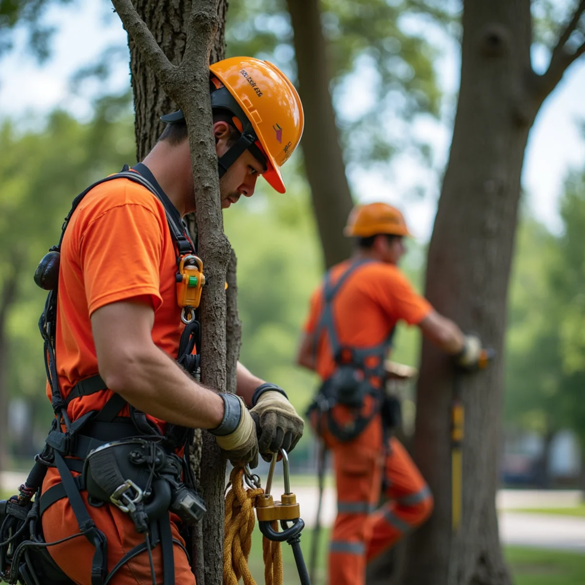 Professional rigging equipment and precision tools for residential tree preservation in Kansas City