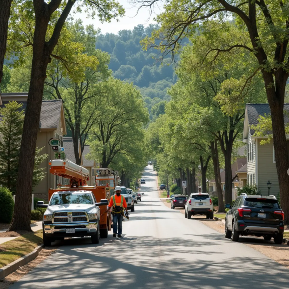 Residential tree canopy and tree care in Branson Missouri