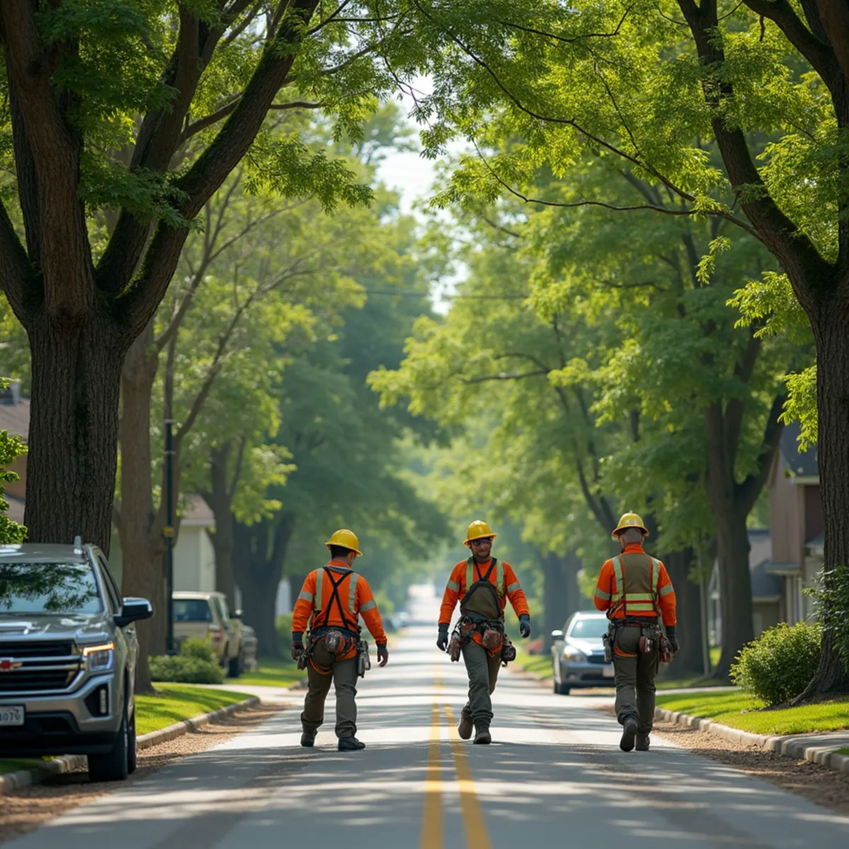 Residential tree canopy and tree care in Buckner Missouri