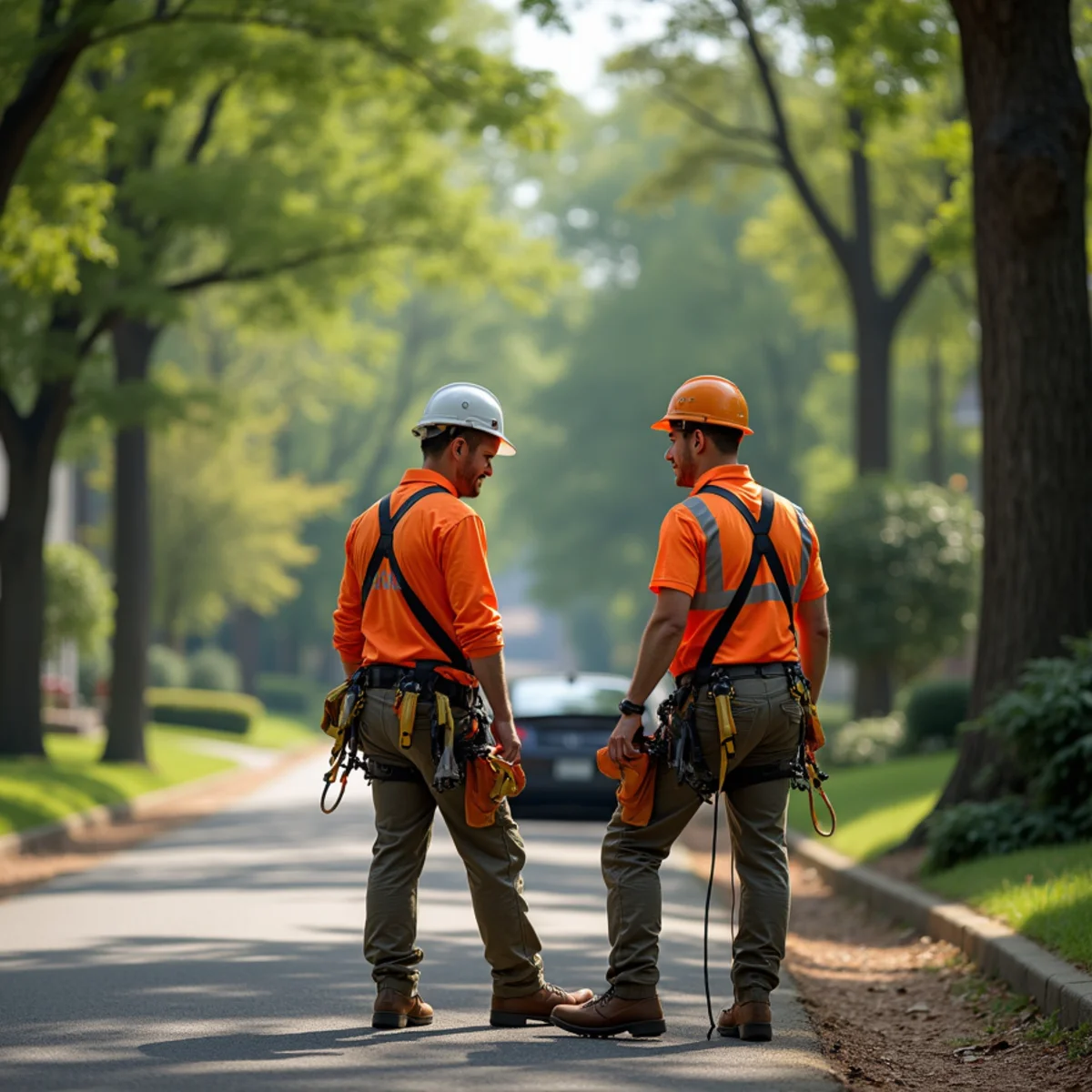 Residential tree canopy and tree care in Chesterfield Missouri
