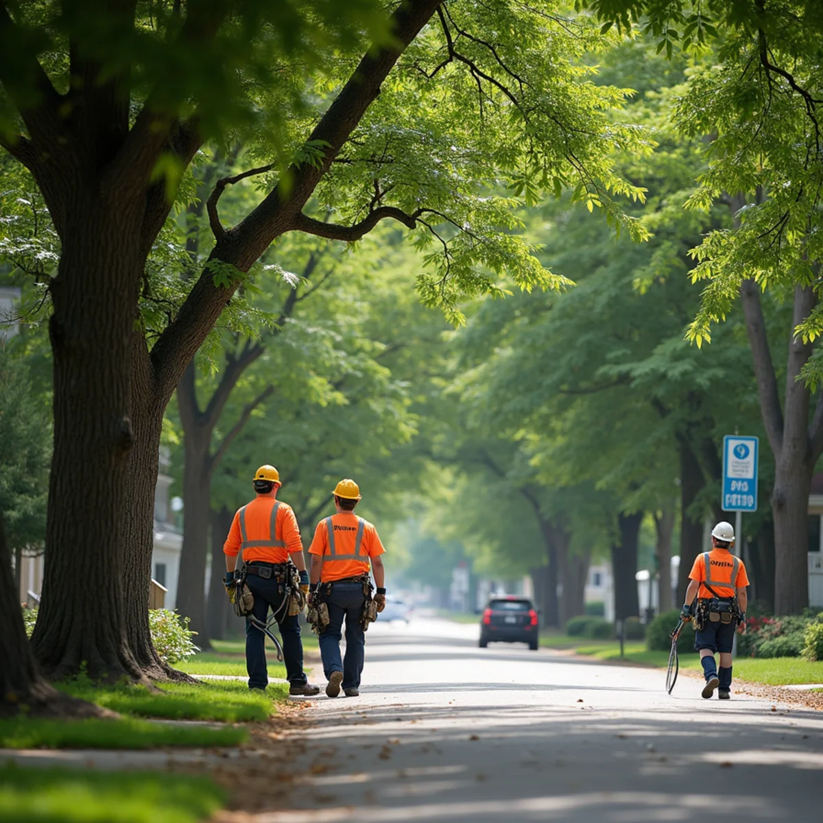 Residential tree canopy and tree care in Clinton Missouri