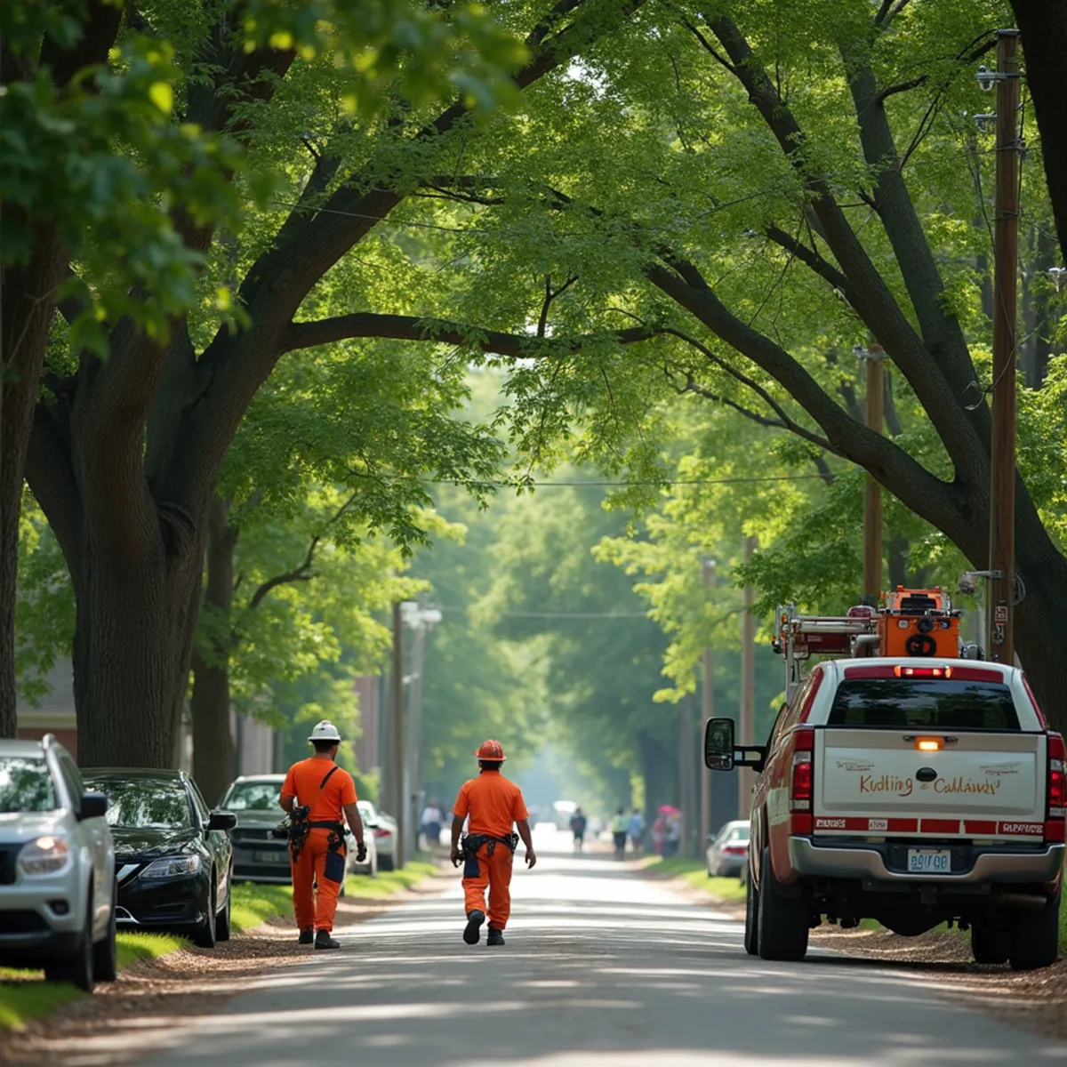 Residential tree canopy and tree care in Fulton Missouri