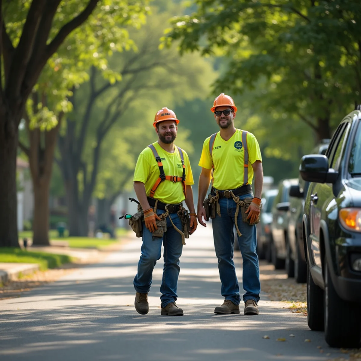 Residential tree canopy and tree care in Harrisonville Missouri