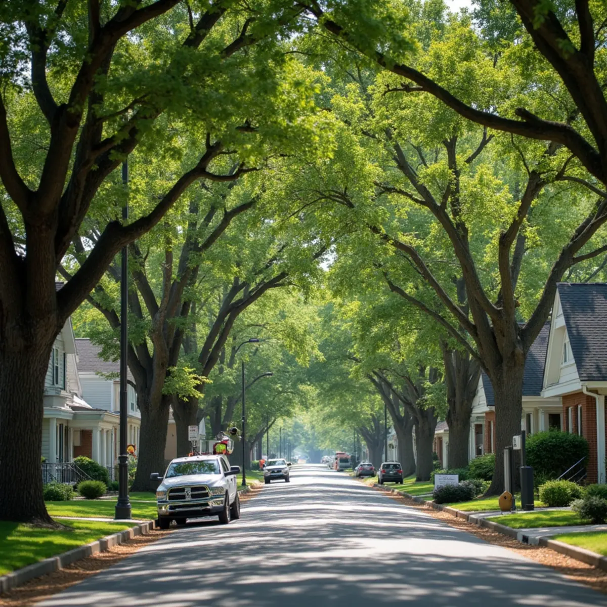 Residential tree canopy and tree care in Independence Missouri