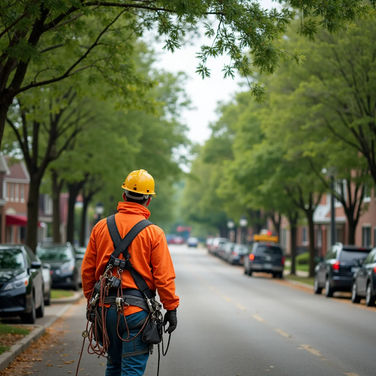 Residential tree canopy and tree care in Jefferson City Missouri