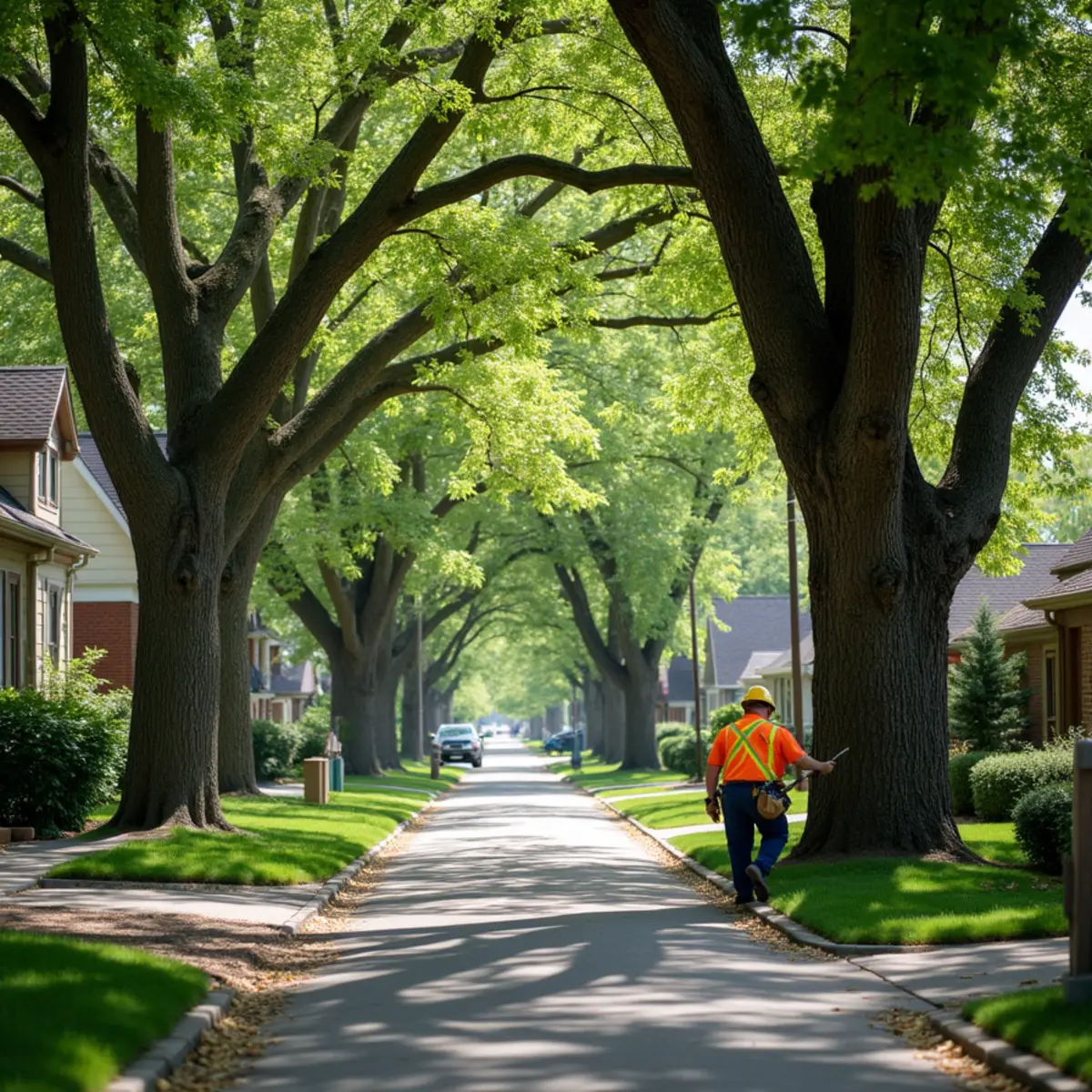 Residential tree canopy and tree care in Kansas City Missouri