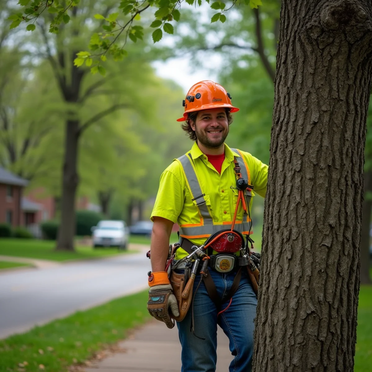 Residential tree canopy and tree care in Lawson Missouri