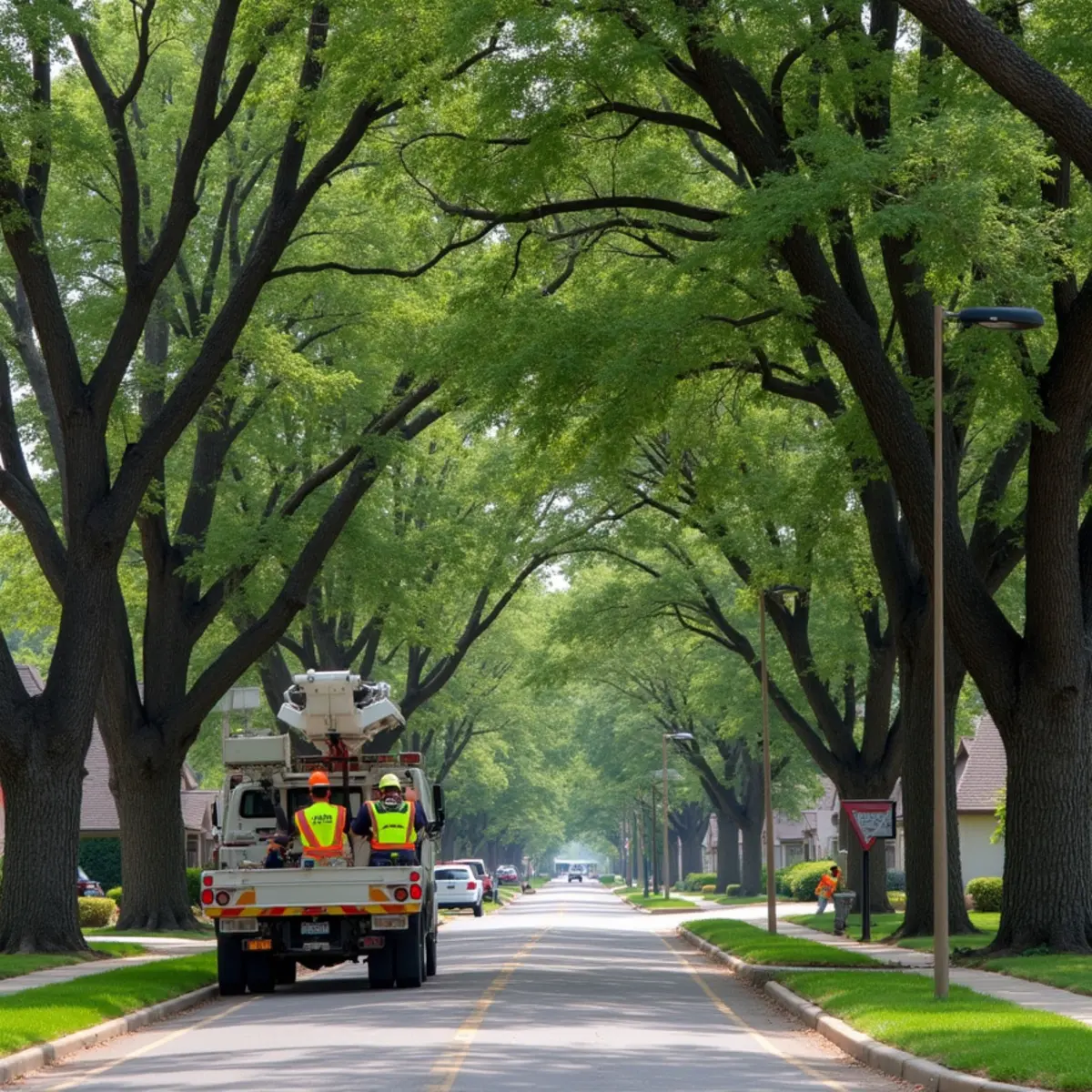 Residential tree canopy and tree care in Mexico Missouri