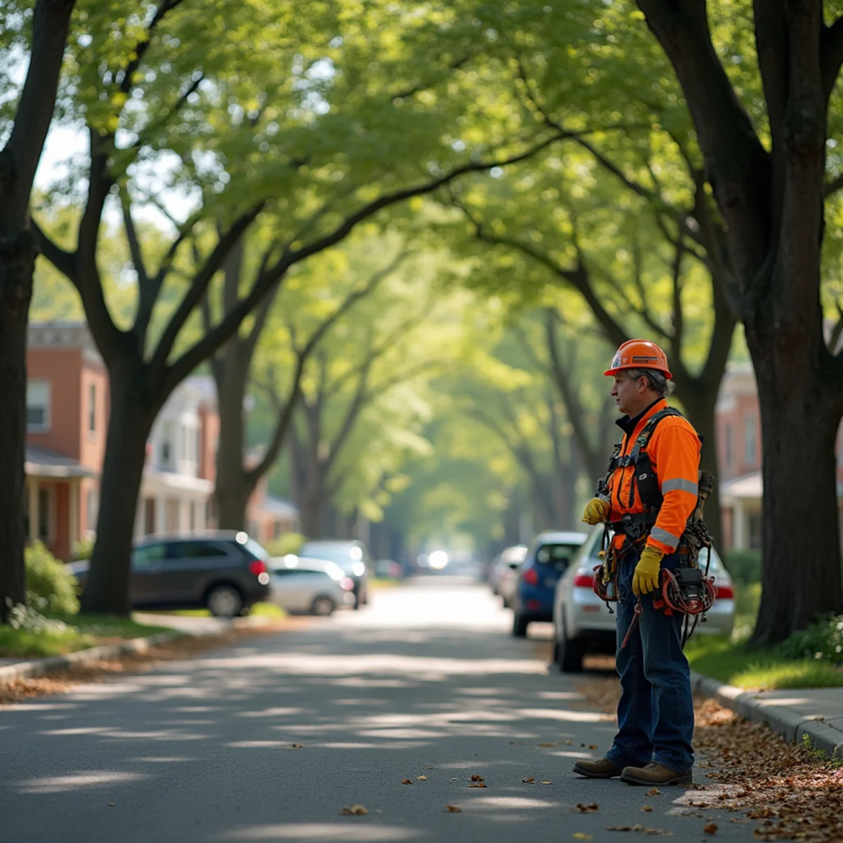 Residential tree canopy and tree care in North Kansas City Missouri