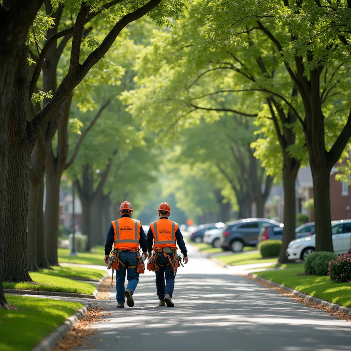 Residential tree canopy and tree care in O'Fallon Missouri