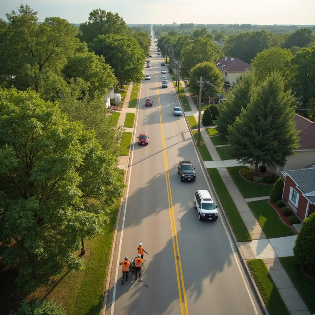 Residential tree canopy and tree care in Odessa Missouri