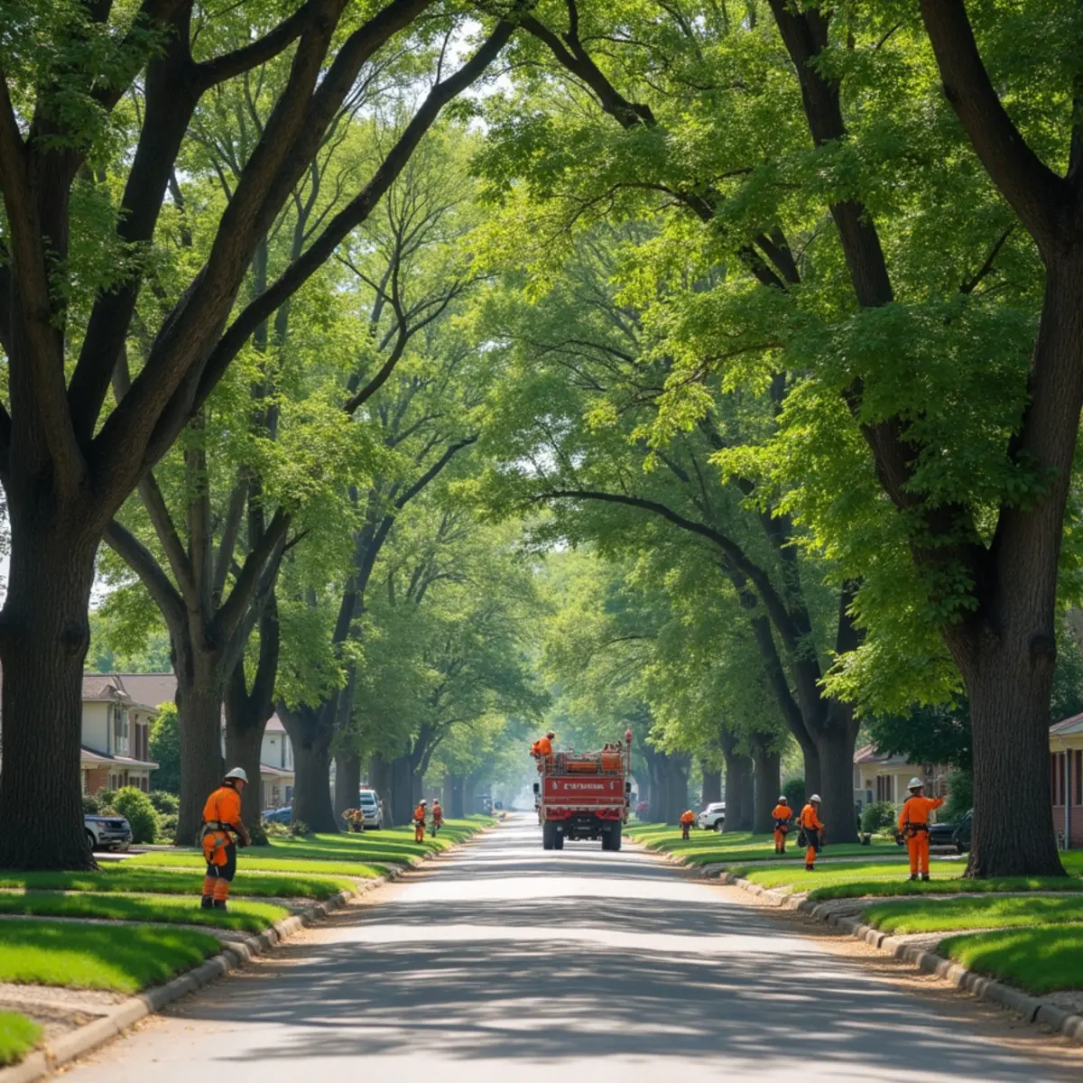 Residential tree canopy and tree care in Platte City Missouri