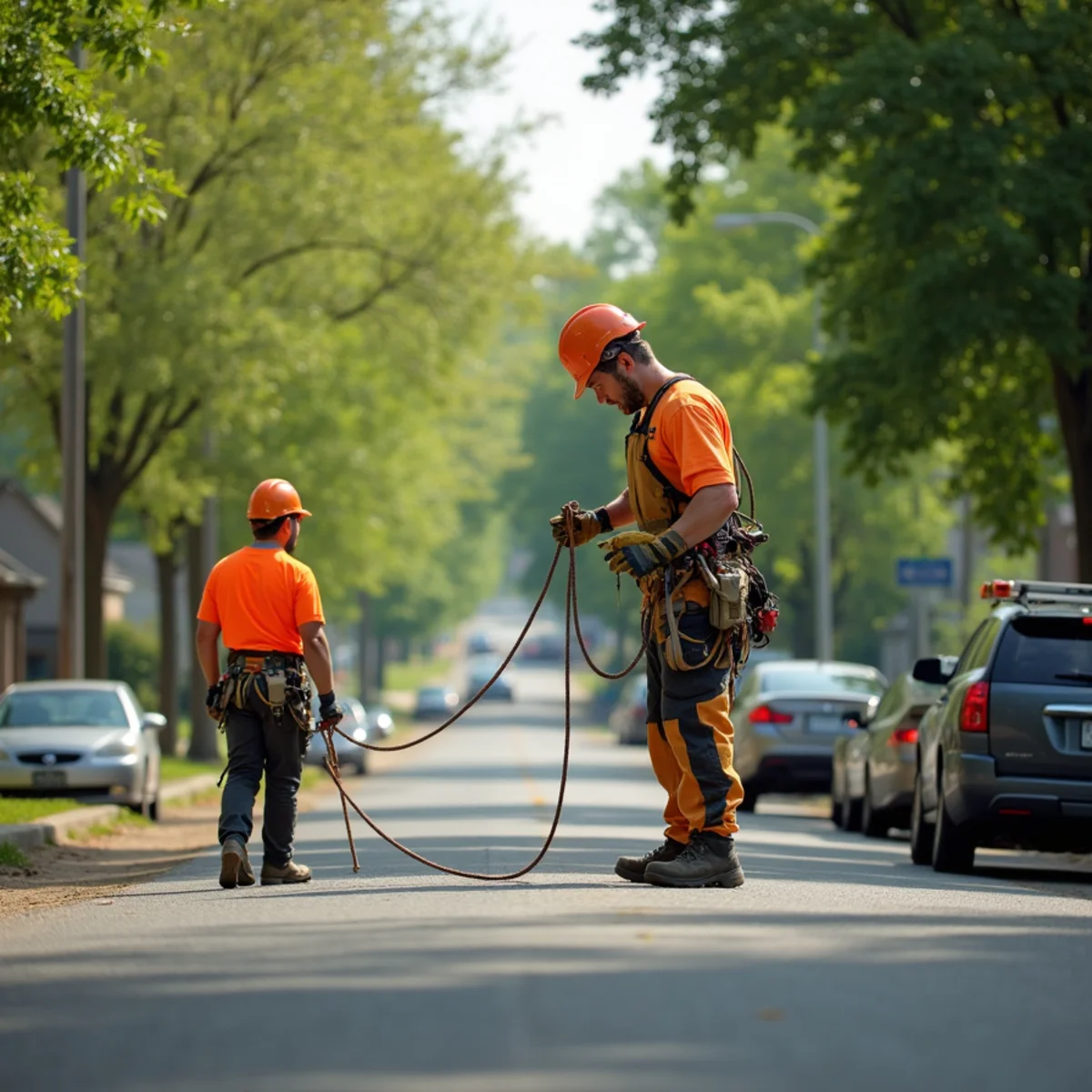 Residential tree canopy and tree care in Sibley Missouri