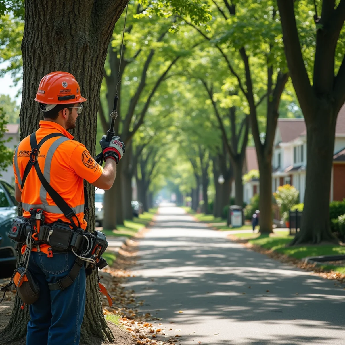 Residential tree canopy and tree care in St. Charles Missouri