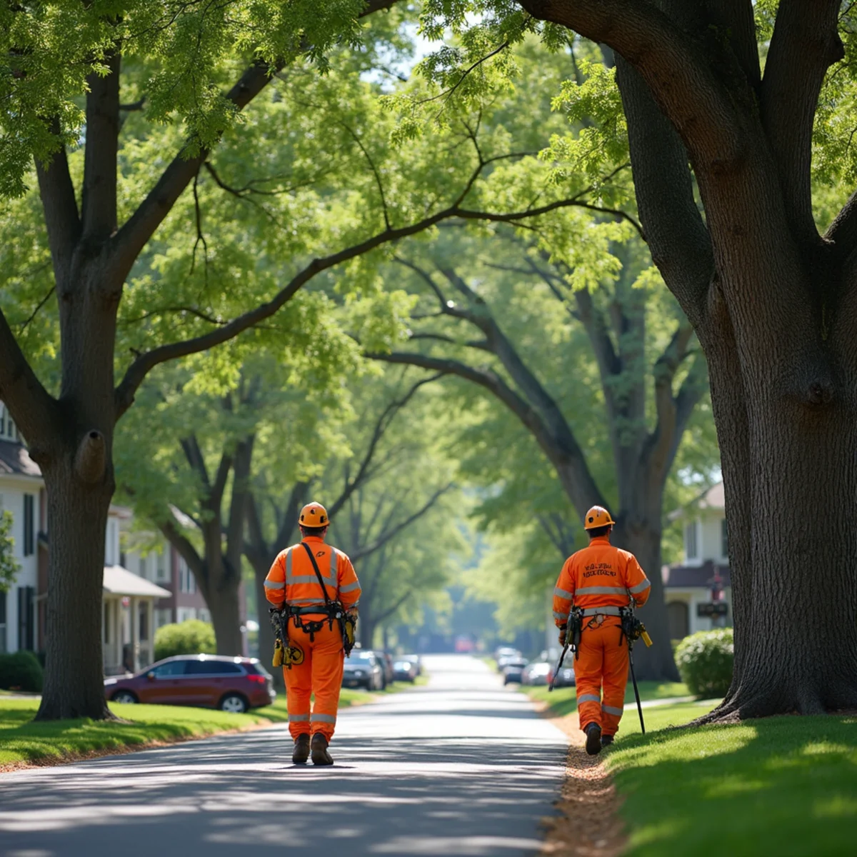 Residential tree canopy and tree care in St. Joseph Missouri
