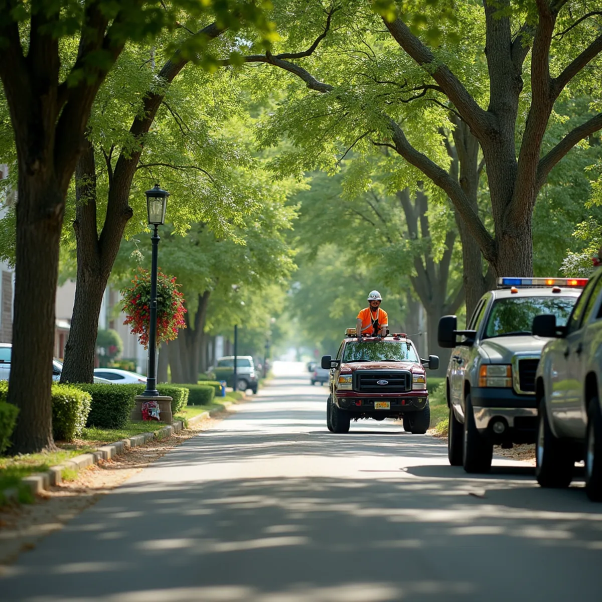 Residential tree canopy and tree care in Weatherby Lake Missouri