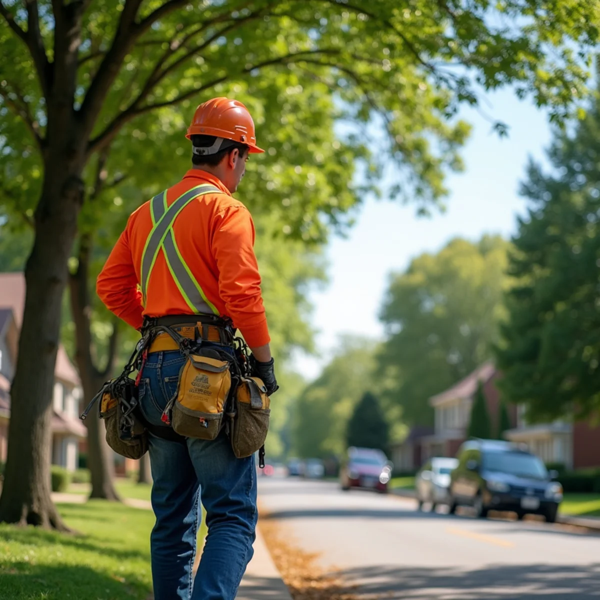 Residential tree canopy and tree care in Wentzville Missouri