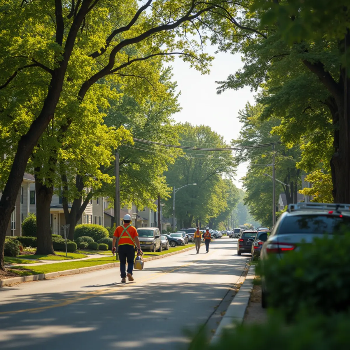 Residential tree canopy and tree care in Wildwood Missouri